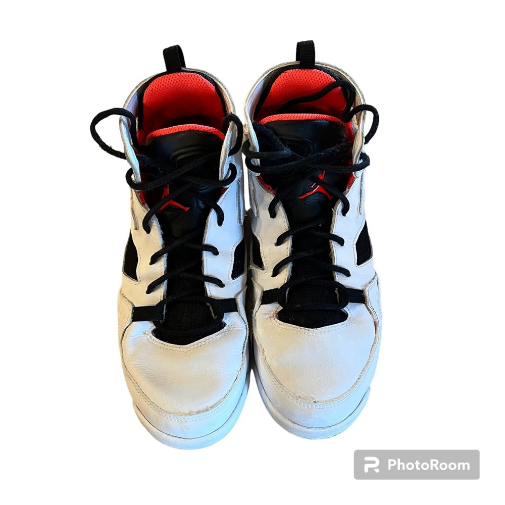 Nike Air Jordan Flight Club 91 - White and Infrared - 5.5 Y
